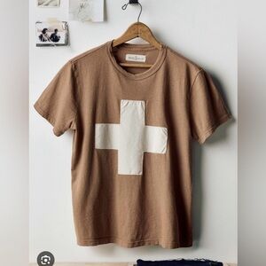 the "plus" tee in brown